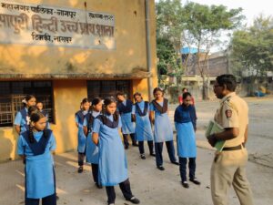 Read more about the article दिनांक २४/१२/२०२४ रोजी SPC व RSP कार्यक्रम अंतर्गत “हंसापुरी हिंदी उच्चा प्रथामिक शाळा” टिमकी नागपूर येथील विद्यार्थ्यांना बाह्य वर्ग मैदानी खेळ २६ जानेवारी परेड बाबत मार्गदर्शन व सराव करण्यात आले.