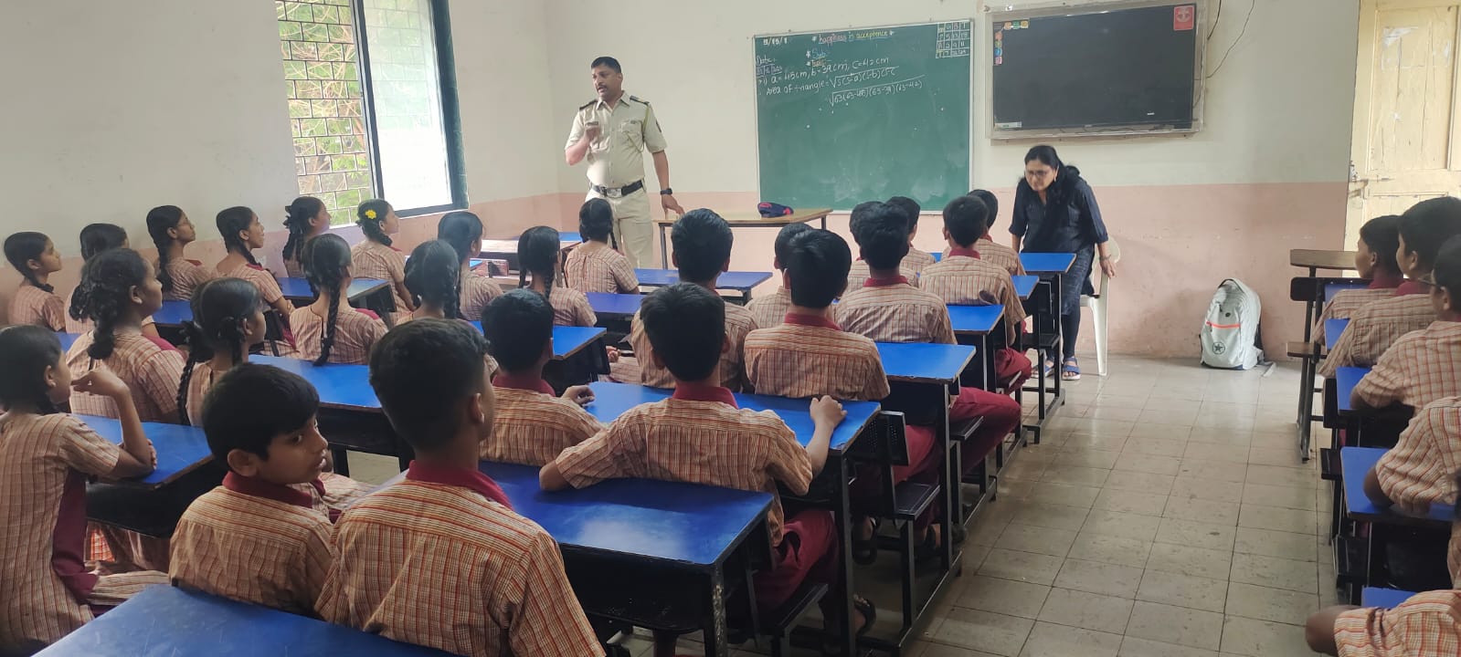 You are currently viewing राबोडी पोलीस स्टेशनच्या  हद्दीतील श्रीरंग विद्यालय