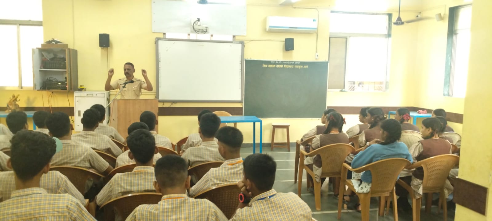 Read more about the article कापुरबावडी पोलीस ठाणे अंकित विद्या प्रसारक मराठी माध्यमिक शाळा बाळकुम ठाणे