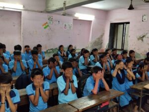 Read more about the article के.डी.एम.सी. हिंदी माध्यमिक विद्यालय, डोंबिवली पूर्व येथे ” स्टुडंट पोलीस कॅडेट