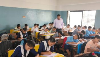 SPC Dhule  स्टुडन्ट पोलीस कॅडेट प्रोग्रॅम अंतर्गत जागतिक अमली पदार्थ दिनाच्या अनुषंगाने निबंध स्पर्धा