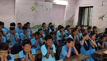 के.डी.एम.सी. हिंदी माध्यमिक विद्यालय, डोंबिवली पूर्व येथे ” स्टुडंट पोलीस कॅडेट