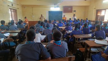 आदर्श विद्या मंदिर, बदलापूर पूर्व  येथे ” स्टुडंट पोलीस कॅडेट