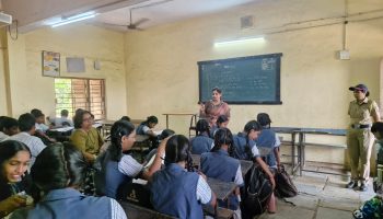 दिनांक 07-04-2026 रोजी सकाळी 11-30 ते 12-30वा. पावेतो  कोळसेवाडी पोलीस स्टेशन हद्दीतील नूतन ज्ञान मंदिर शाळा कल्याण पूर्व ब गट येथे ” स्टुडंट पोलीस कॅडेट ” या कार्यक्रम अंतर्गत प्रशिक्षण कार्यशाळा घेण्यात आली.